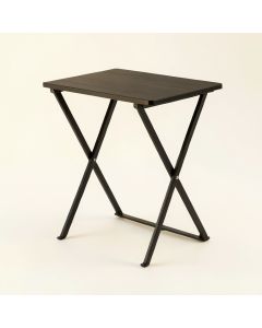 Slate Branch Compact Balcony Table - Black (synthetic illustration; no displayed measurements)