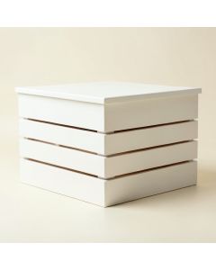 Ash Arc Closed Outdoor Storage Box (synthetic illustration; no displayed measurements)