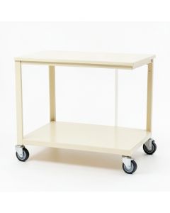 Meadow Crossing Empty Rolling Workshop Cart - Cream (synthetic illustration; no displayed measurements)