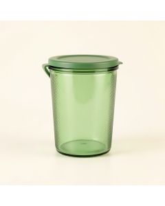 Aspen Crossing Storage Canister With Lid - Green (synthetic illustration; no displayed measurements)