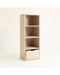 Field Bridge Narrow Cubby Tower - Beige (synthetic illustration; no displayed measurements)