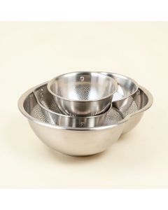 Cook Pro 4 Piece Stainless Steel Colander Set (synthetic illustration; no displayed measurements)