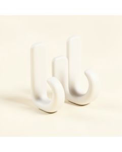 Sheffield Resin Shower Curtain Hooks (synthetic illustration; no displayed measurements)