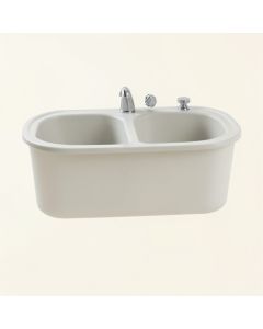Crosstown 31 '' L X 19 '' W Double Basin Kitchen Sink (synthetic illustration; no displayed measurements)