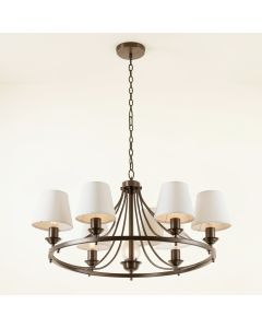 Coakley 9-Light Shaded Chandelier Tiered Chandelier (synthetic illustration; no displayed measurements)