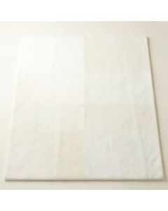 Moss Crest Rectangular Area Rug - White (synthetic illustration; no displayed measurements)