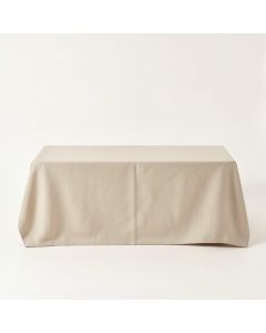 Rowan Bridge Flat Bed Sheet - Beige (synthetic illustration; no displayed measurements)