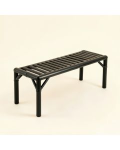 Holly Bridge Indoor Bench - Black (synthetic illustration; no displayed measurements)