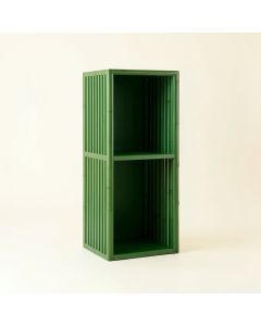 Cliff Brook Narrow Cubby Tower - Green (synthetic illustration; no displayed measurements)