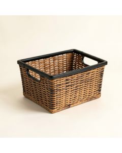 Flint Crossing Empty Storage Basket - Black (synthetic illustration; no displayed measurements)