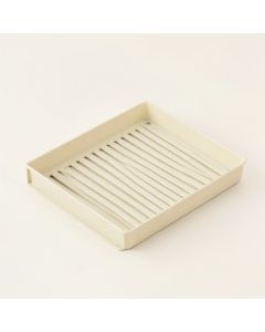 Rowan Bridge Empty Under-Desk Cable Tray - Ivory (synthetic illustration; no displayed measurements)