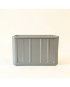 Juniper Canyon Narrow Outdoor Storage Bench - Gray (synthetic illustration; no displayed measurements)