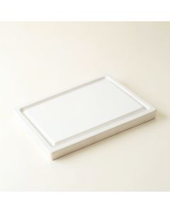 Stone Bluff Cutting Board - White (synthetic illustration; no displayed measurements)
