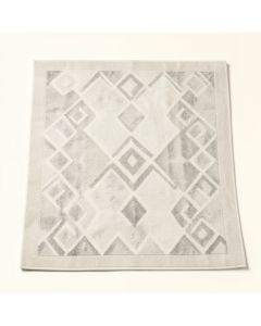 Duhon Geometric Ivory/Gray Area Rug (synthetic illustration; no displayed measurements)