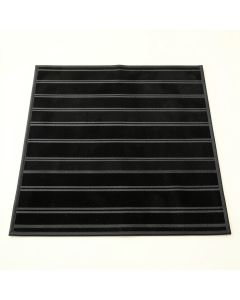 Olive Crest Rectangular Outdoor Rug - Black (synthetic illustration; no displayed measurements)