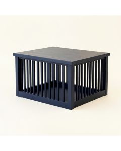 Moss Crossing Empty Furniture-Style Pet Crate - Navy (synthetic illustration; no displayed measurements)
