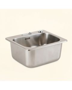 Vault 29-3/4 '' X 24-5/16 '' X 9-5/16 '' Top-Mount Single-Bowl Stainless (synthetic illustration; no displayed measurements)