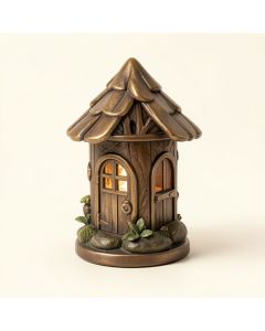 Gnome Fairy House Solar Powered Led Outdoor Garden Light (synthetic illustration; no displayed measurements)