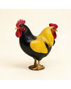 Rooster Silhouette Figurine (synthetic illustration; no displayed measurements)