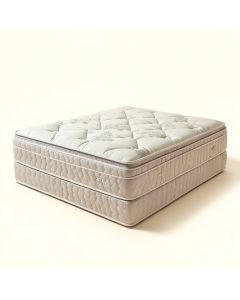 Serta Perfect Sleeper 14.75 '' Plush Pillow Top Hybrid Mattress And Box Spring Set (synthetic illustration; no displayed measurements)