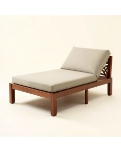 Dowling Patio Daybed With Cushion (synthetic illustration; no displayed measurements)