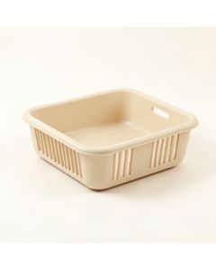 Bay Bluff Empty Under-Desk Cable Tray - Beige (synthetic illustration; no displayed measurements)