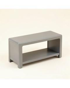 Oak Brook Narrow Outdoor Storage Bench - Gray (synthetic illustration; no displayed measurements)