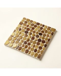 Pearl 1 '' X 1 '' Seashell Grid Mosaic Tile (synthetic illustration; no displayed measurements)
