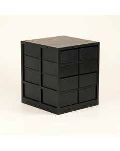 Holly Dell Small-Parts Storage Drawer Cabinet - Black (synthetic illustration; no displayed measurements)