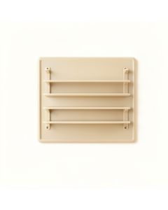 Willow Brook Empty Wall-Mounted Tool Organizer Panel - Beige (synthetic illustration; no displayed measurements)