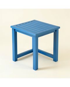 Meadow Crest Compact Balcony Table - Blue (synthetic illustration; no displayed measurements)