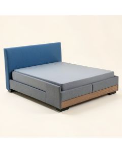 Calloway Upholstered Low Profile Storage Platform Bed (synthetic illustration; no displayed measurements)