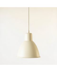 Hill Branch Pendant Light Suspended From One Plain Cable - Cream (synthetic illustration; no displayed measurements)