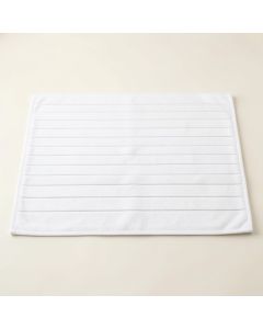 Meadow Brook Bath Mat - White (synthetic illustration; no displayed measurements)