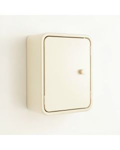 Summit Dell Wall-Mounted Laundry Cabinet - Ivory (synthetic illustration; no displayed measurements)