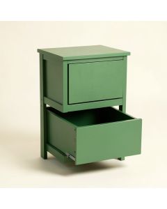 Summit Canyon Freestanding Pull-Out Hamper Cabinet - Green (synthetic illustration; no displayed measurements)