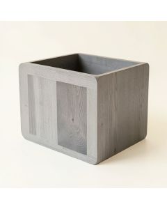 Lake Crest Empty Furniture-Style Litter Enclosure - Gray (synthetic illustration; no displayed measurements)