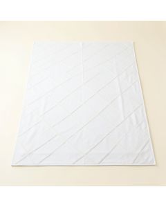 Bay Bend Rectangular Area Rug - White (synthetic illustration; no displayed measurements)