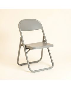 Brook Canyon Folding Outdoor Chair - Gray (synthetic illustration; no displayed measurements)