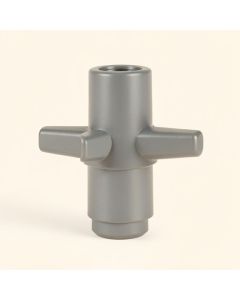 Purist Rite-Temp Pressure-Balancing Valve Trim With Cross Handles (synthetic illustration; no displayed measurements)