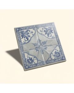 Valencia 8 '' X 8 '' Porcelain Spanish Wall & Floor Tile (synthetic illustration; no displayed measurements)