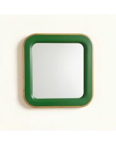 Birch Bend Framed Wall Mirror - Green (synthetic illustration; no displayed measurements)