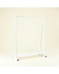 Harbor Canyon Empty Garment Rack - White (synthetic illustration; no displayed measurements)