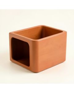 Stone Dell Empty Furniture-Style Litter Enclosure - Terracotta (synthetic illustration; no displayed measurements)