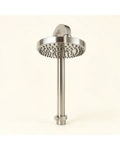 Brushed Nickel Multi Function Dual Shower Head 3-Way Rainfall Shower Head With Rough-In Valve (synthetic illustration; no displayed measurements)