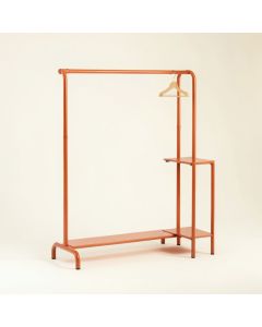 Cedar Bluff Empty Garment Rack - Terracotta (synthetic illustration; no displayed measurements)