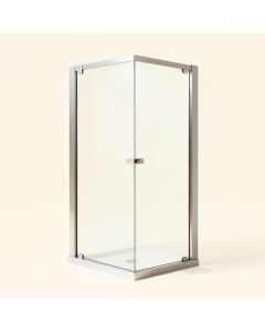 Elan 44-48 '' W X 74 '' H Single Sliding Frameless Shower Door With Rollerdisk™ Technology (synthetic illustration; no displayed measurements)