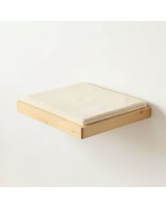 Willow Edge Wall-Mounted Cat Perch - Cream (synthetic illustration; no displayed measurements)