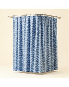 Lavina Chevron Single Shower Curtain (synthetic illustration; no displayed measurements)