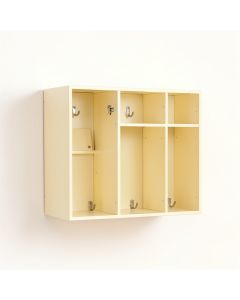 Glen Canyon Wall-Mounted Entryway Organizer Shelf - Cream (synthetic illustration; no displayed measurements)